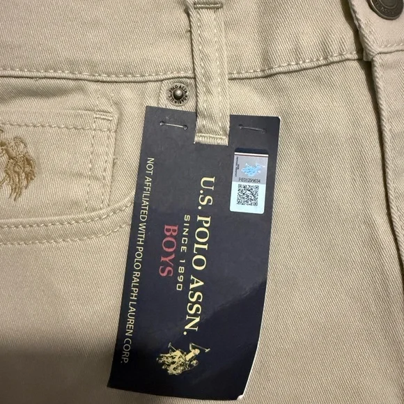 ❤️ U.S. Polo Assn. Boys Size 16 Straight Twill Pant - Picture 5 of 6